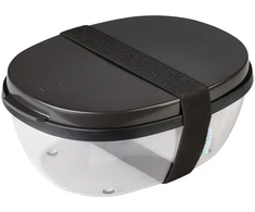 Rosti Mepal Mepal Saladbox Ellipse nordic juodas 107640541100
