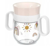 Rosti Mepal Mepal Mio Sunshine &amp; Rainbow 200 ml vaikiškas mokomasis gerti puodelis