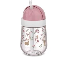 Little Dutch Mepal Puodelis su šiaudeliu ’Fairy Garden’