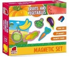 Roter Kafer Maksik Roter Kafer Magnetinis puzzle "daržovės ir vaisiai" su RK2090- 06 masyvo