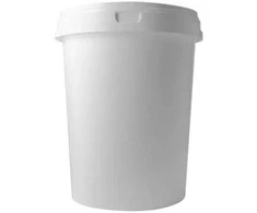 Okko rotho plastikinis kibiras maistui su dangčiu 62 l Baltas