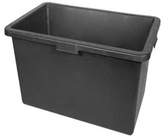 Skalbimo vonia Okko, 80 l, juoda.