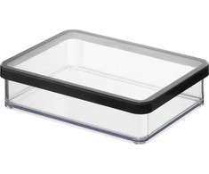 rotho Gyvūnų Skanėstų Dėžutė - LOFT 1L Skaidri/Juoda