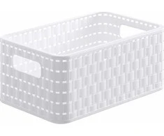 Bikuvalt Daiktadėžė ROTHO 11152, 6 l, balta, 28×18,5×12,6 cm
