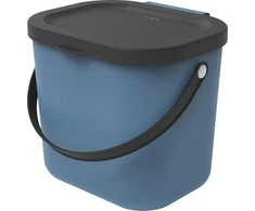 Atliekų Konteineris - ROTHO Albula 6L Perdirbto Plastiko su Pakabinimo Skylute Mėlynas