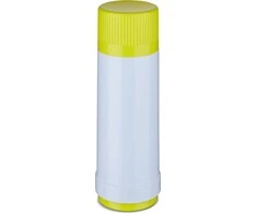 ROTPUNKT stiklinis termosas, talpa 0,750 l, poliarinis-elektrinis-vasarinis moliūgas (baltas-geltonas)