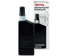 Rotring Rapidograph piešimo tušas 23 ml, juodas - S0194660