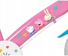 TOIMSA vaikiškas dviratis 12" Swinka Peppa rožinis