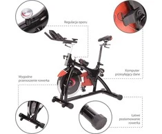 Rower stacionarus HMS SW8902N Mechaninis indoor cycling