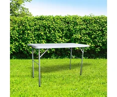 Royal Catering Sulančiojamas lauko maitinimo stalas 120x60 cm terasos stalelis Nuforma