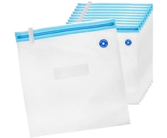 Royal Catering Orion Maisto vakuuminės maišeliai 26x28 cm - 10 vnt - Su užtrauktuku ir vožtuvu