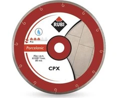 Deimantinis pjovimo diskas šlapiam pjovimui Rubi CPX 250 PRO; 250 mm