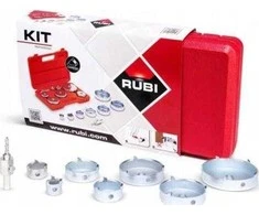 Rubi RUBI Rinkinys KORONEK ZE STOPU SPIEKANEGO 27, 35, 45, 55, 65, 70 i 85 mm RUBI04995 - 04995