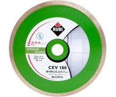 Deimantinis diskas stiklui ir keramikai Rubi CEV PRO; 180 mm