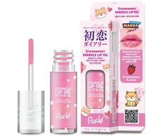 Rude Cosmetics Strawberry Sparkle lūpų aliejus, 4 ml