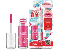 Rude Cosmetics Watermelon Sparkle Lip Oil, 4 ml