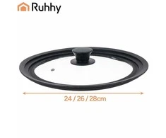 3 viename silikoninis dangtelis 24/26/28 cm Ruhhy 25560