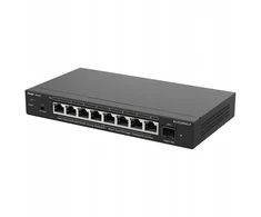 Šakotuvas Ruijie Networks RG-ES209MG-P tinklo komutatorius Valdomas L2 2.5G Ethernet (100/1000/2500) Maitinimas per Eternetą (PoE) Juoda