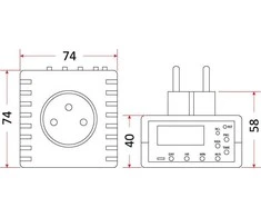 Rum-Lux EM elektroninis laikmatis
