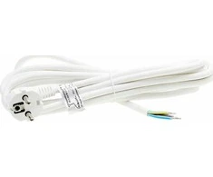 Rum-Lux Jungiamasis laidas su PP kištuku/3-10m 3x1.0 baltas
