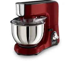 Russell Hobbs 23480-56, stalinis plakiklis, juoda, raudona, plakimas, minkymas, maišymas, 5 L, 1.5 L, nerūdijantis plienas
