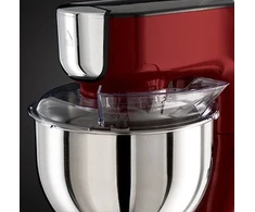 Russell Hobbs 23480-56, stalinis plakiklis, juoda, raudona, plakimas, minkymas, maišymas, 5 L, 1.5 L, nerūdijantis plienas