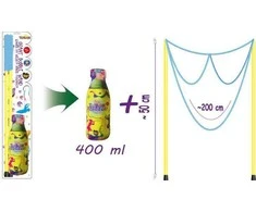 Tuban milžiniška akinių formos burbulų lazda + Muilo burbulų skystis 400 ml