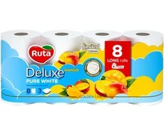 Tualetinis popierius Rūta DELUXE MANGO KVAPO 8 RUL, 3 sl