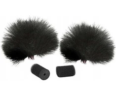 Mikrofono priedas - Rycote juodas lavalier vėjo gaudyklė minkšta patvari medžiaga