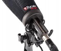 Mikrofono laikiklis - Rycote Softie Duo-Lyre laikiklis su PG rankena, vėjo apsauga, smūgio sugėrimas