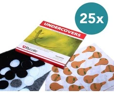 Mikrofono priedas - Rycote Undercovers 25 pakuotė mišriomis spalvomis