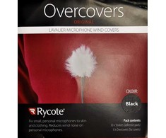 Rycote užvalkalai, juodi - 6 kailiai /30 lipniukai
