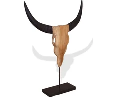 Jaučio kaukolės skulptūra Tiko 66x15x88 cm