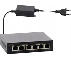 Pulsar S64-40W PoE jungiklis 6 prievadų S64-40W 4 IP kameroms