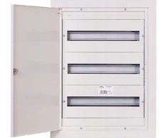 Sabaj System Sabaj 3x18 modulinis skirstomasis skydelis IP31 su RAL užraktu 9003 RPSM 54 Z (3X18)