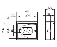 Sabaj System NRP 12 Z Moduliniai skirstomieji įrenginiai 1x12 paviršiniai montuojami IP31 NRP 12 Z 3-214