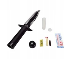 „Cinema Classic Rambo I“ didelis peilis su odiniu makštimi CC-H1 360 mm Juodas