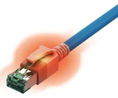 Easylan SACON saCon S/FTP kabelis 6A (EA klasė), LSOH, mėlynas, 2 m