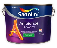Sienų dažai SADOLIN AMBIANCE DIAMOND, BW bazė, baltos sp., matiniai, 10 l