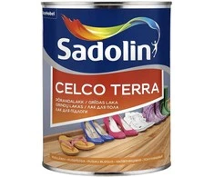 Medinių grindų lakas SADOLIN CELCO TERRA 45, pusiau blizgus, 2,5 l