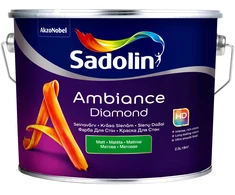 Sienų dažai SADOLIN AMBIANCE DIAMOND, BW bazė, baltos sp., matiniai, 2,5 l