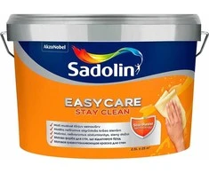 Nešvarumus atstumiantys sienų dažai SADOLIN EASYCARE, matiniai, baltos sp., BW bazė, 2,5 l
