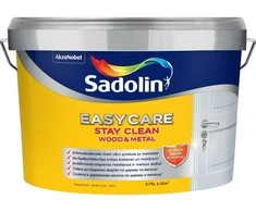 Nešvarumus atstumiantys sienų dažai SADOLIN EASYCARE WOOD&amp;METAL, matiniai, BC bazė, 2,56 l