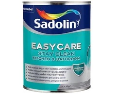 Nešvarumus atstumiantys sienų dažai SADOLIN EASYCARE KITCHEN&amp;BATHROOM, matiniai, BW bazė, 1 l