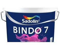 Sienų ir lubų dažai SADOLIN BINDO 7, matiniai, CLR bazė, 2,5 l