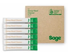 Kavamalė Kavos aparatų grupių valiklis - Sage Head Group Cleaner SCC201 6 Pack, 5g Pakeliai, Balta
