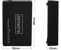 Šakotuvas 5 prievadų gigabito eterneto komutatorius, 1000 MBps skirstytuvas LAN komutatorius Zenwire SG1005