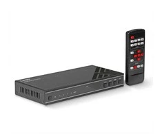 AV Switch - LINDY AVPro Edge 4x1 HDMI 4K60 Multiview AV Switch, Juodas