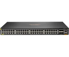 Šakotuvas „Aruba 6300F“ komutatorius HP HPE - Komutatorius - L3 - valdomas - 48 x 10/100/1000 (PoE+) + 4 x 50 Gigabit Ethernet SFP56 - oro srautas iš priekio į galą - montuojamas į stelažą - PoE+ - atitinka TAA reikalavimus