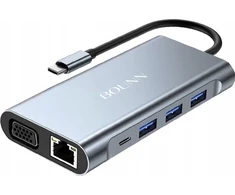 Šakotuvas „Bounn 11in1“ USB-C dokas / replikatorius (JL-CX11)